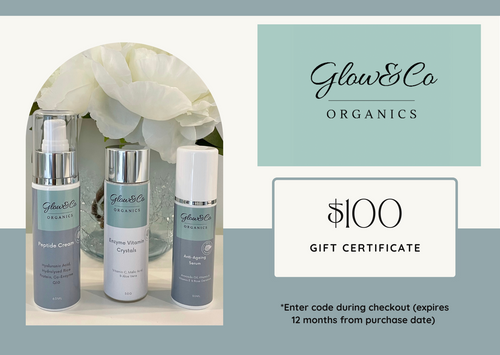 $100 GIFT CERTIFICATE - Glow & Co Organics